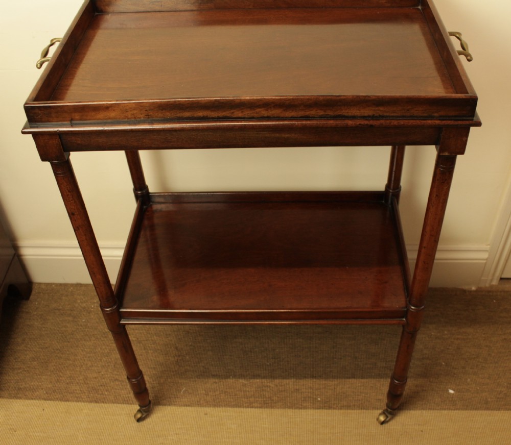 A Edwardian Mahogany Drinks Trolley  View V