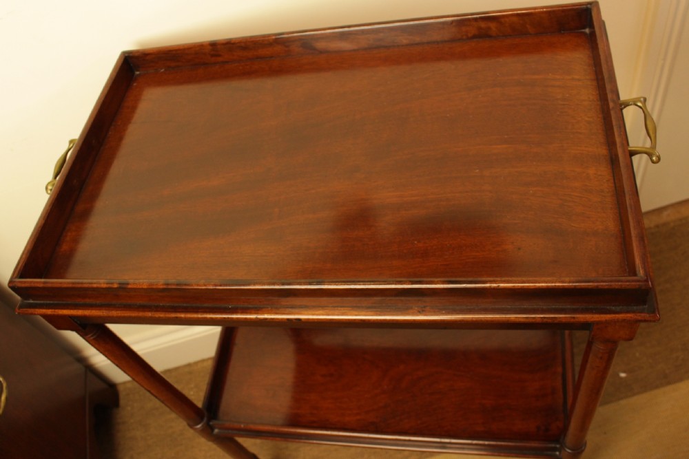 A Edwardian Mahogany Drinks Trolley  View VIII