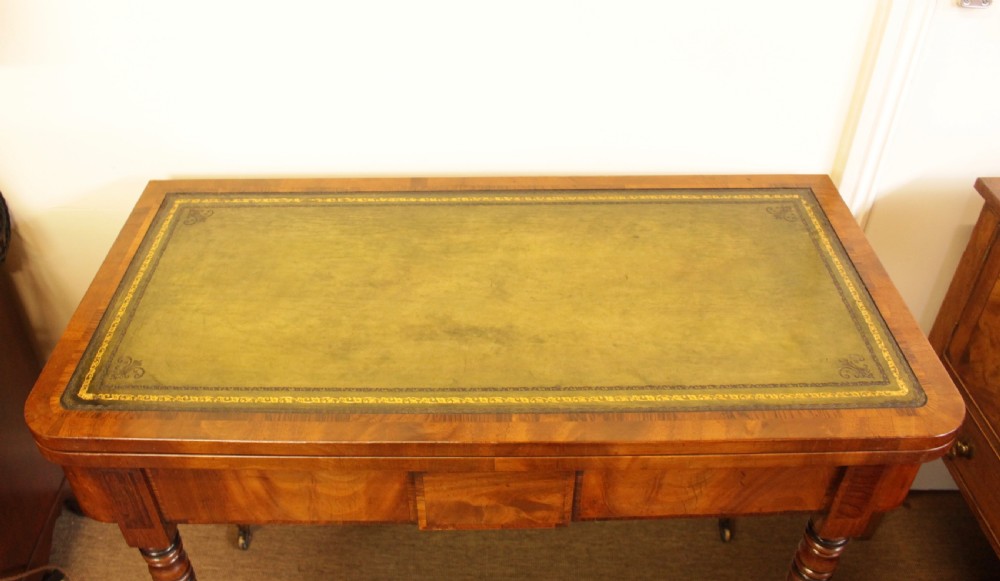 A Regency Mahogany Games Table. View II