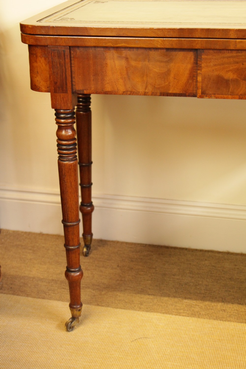 A Regency Mahogany Games Table. View V