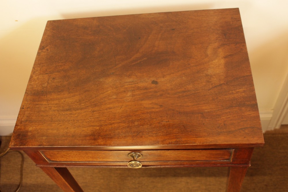 A Georgian Mahogany Side Table  View II