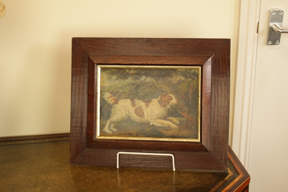 A 19th Century Oil On Canvas Portrait Of Spaniel View VI