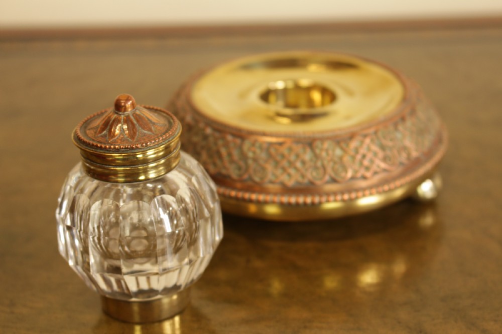A 19th Copper on Brass Inkwell View III
