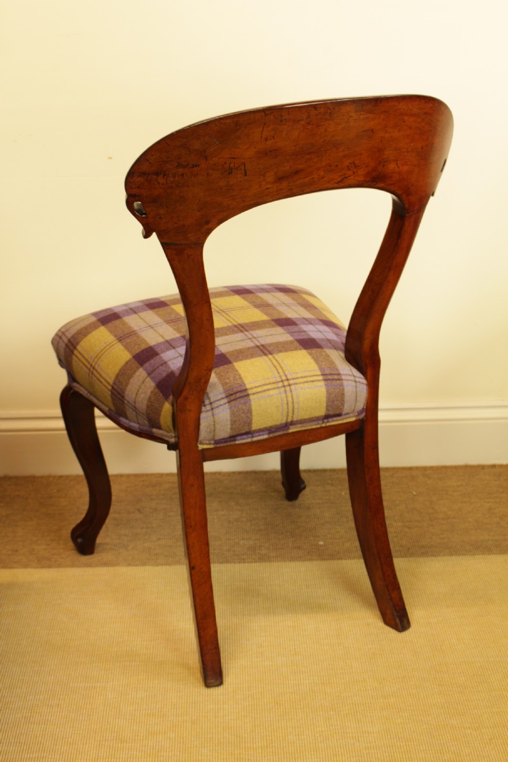 A Set Four Scottish Solid Mahogany Dining Chairs  View VII