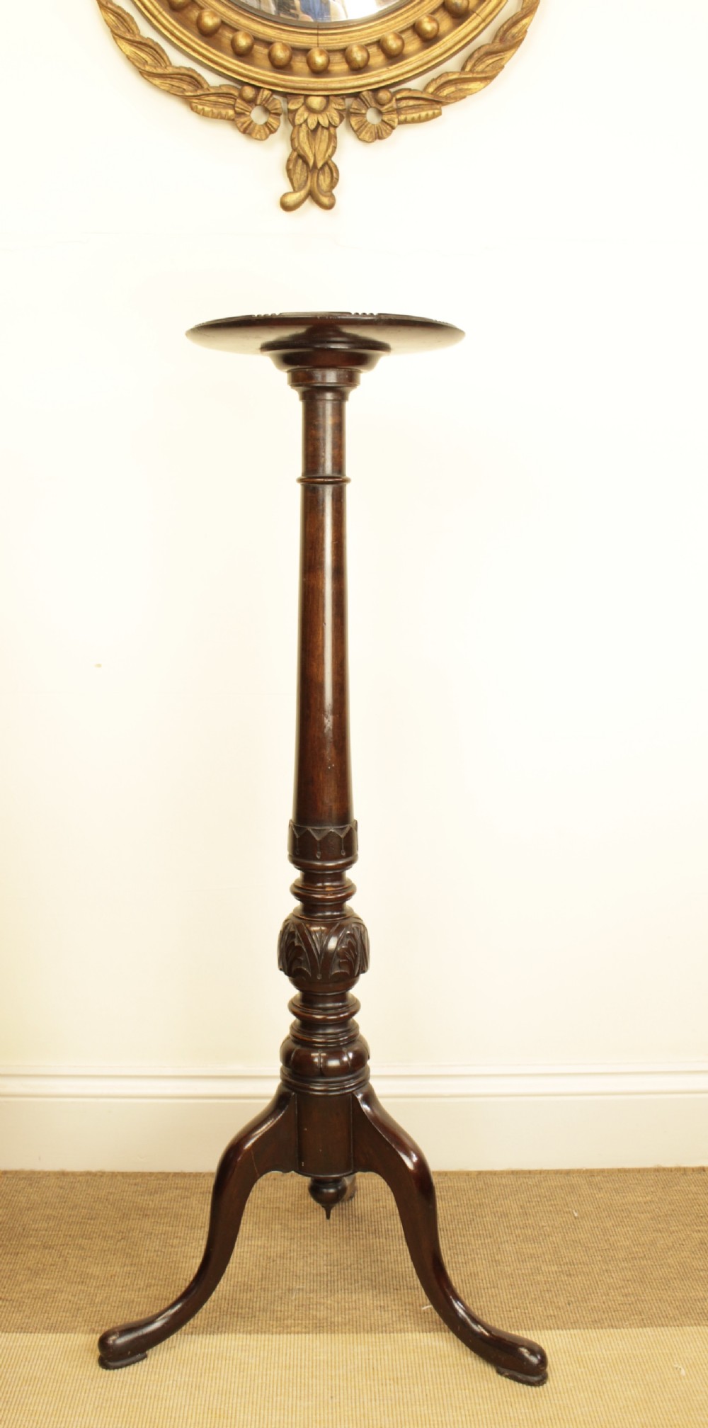 A 19th Century Mahogany Torchere 
