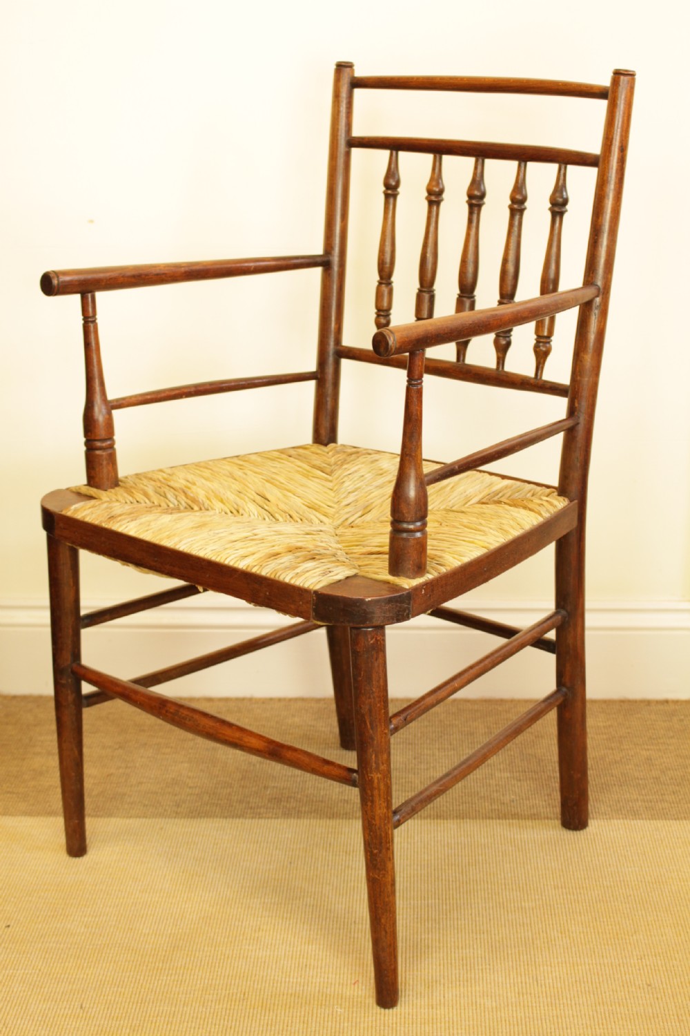  Arts And Craft Open Arm Chair Att Morris & Co  View III