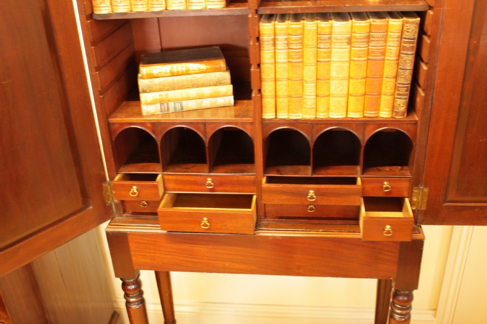 A Georgian Mahogany Cabinet On Stand  View VIII