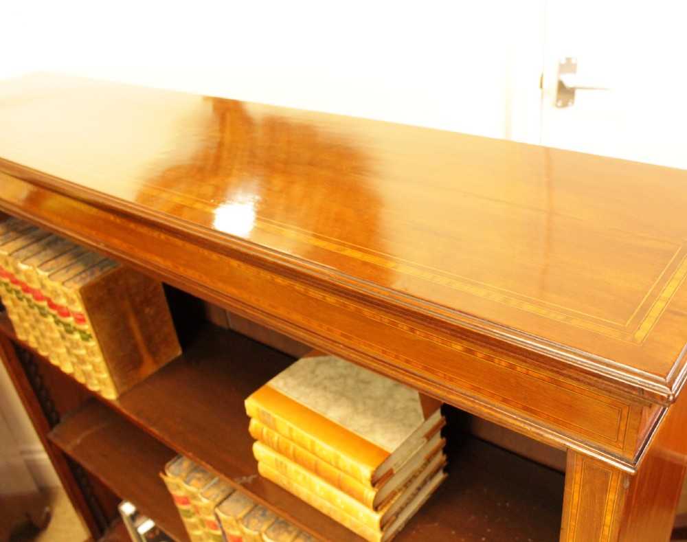 A Edwardian Mahogany Bookcase  View IV