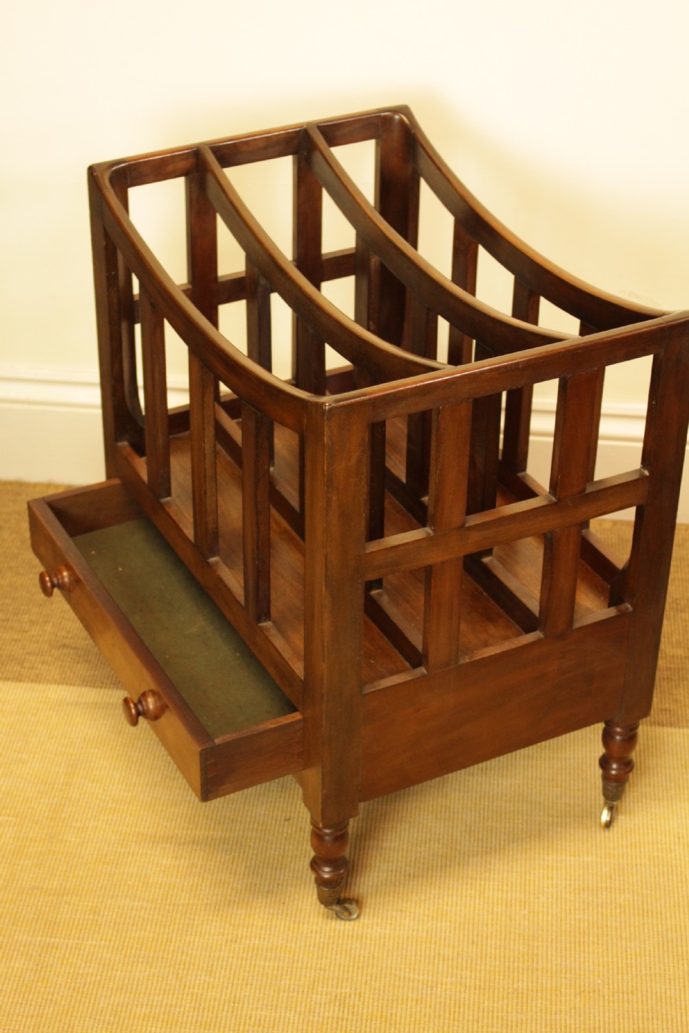 A 19th Century Mahogany Canterbury  View II