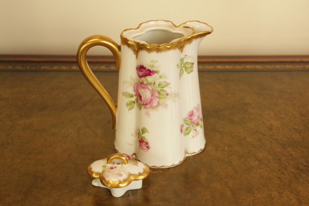 A Haviland Limoges Chocolate Pot  View III