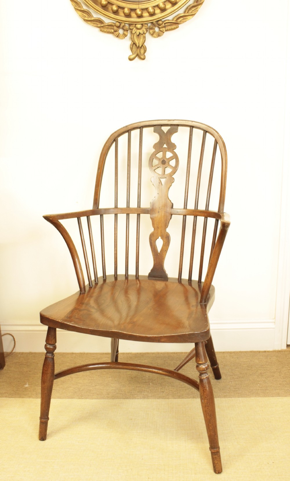 A 19th Century Beech & Elm Windsor Chair 
