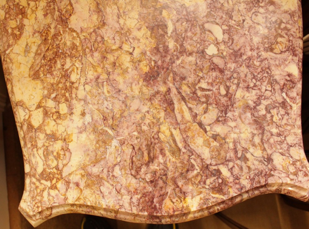 A Pair Of 1920's French Marble Top Bedsides  View V