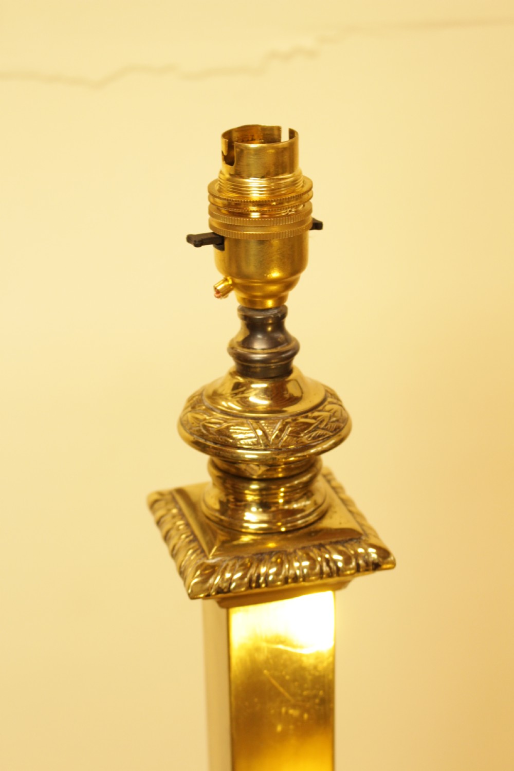 A Brass Telescopic  Standard Lamp, C. 1900  View VI