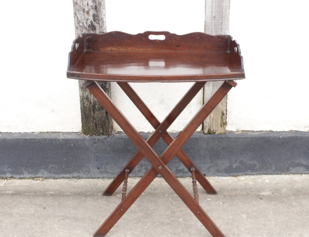 A Georgian Mahogany Butlers Tray C.1800 