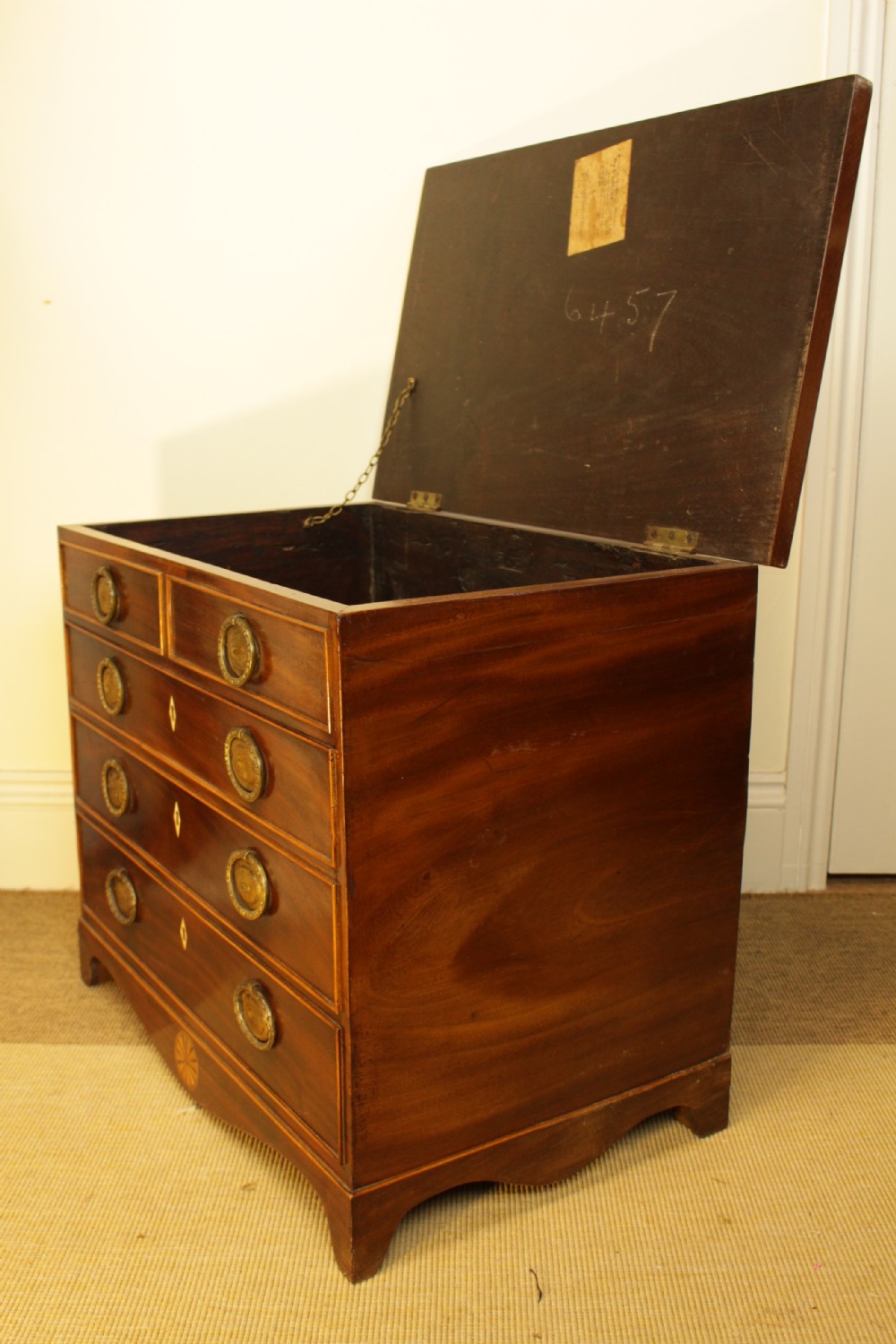 A Edwardain Mahogany Ottoman View II