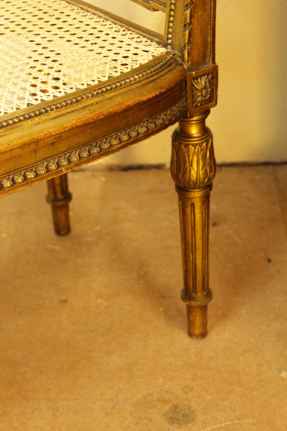A French 19th Century Gilt Wood Window Seat View V