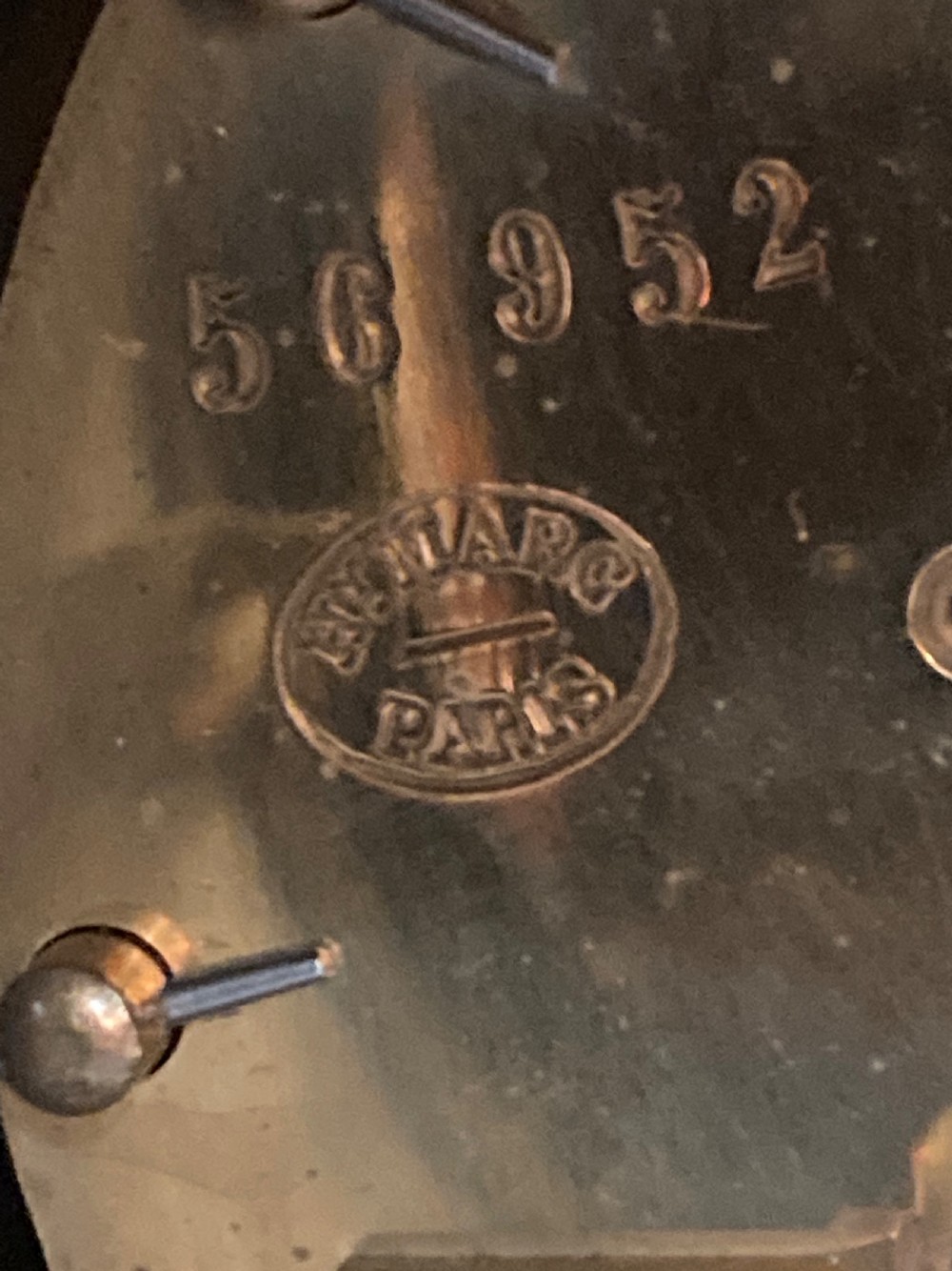 A Striking 19th C. French Marble Clock  View V