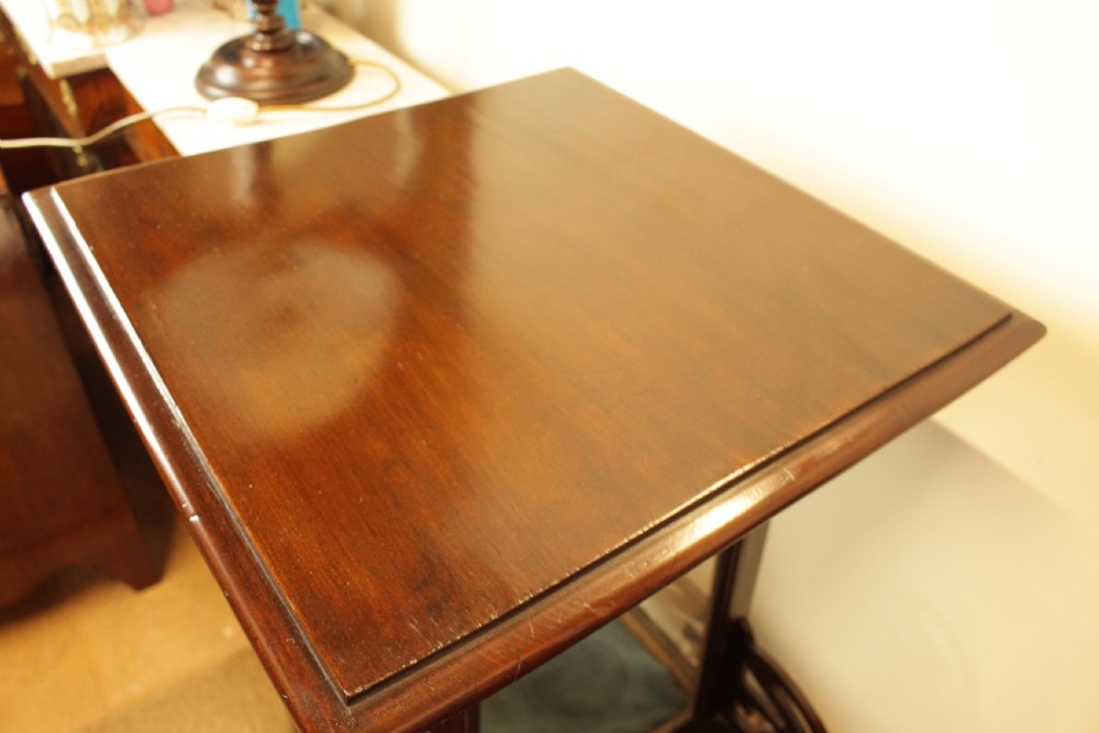 A Arts & Crafts Mahogany Bijouterie Cabinet   View II