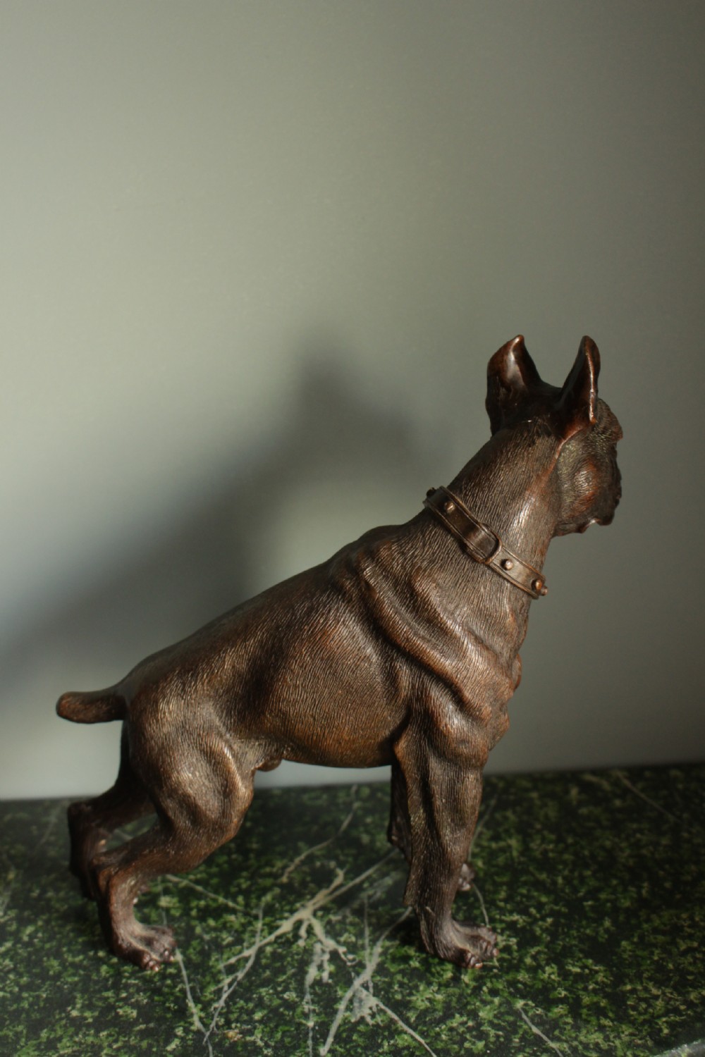 A Stunning Cast Bronze Of An Italian Mastiff C.1900 View III