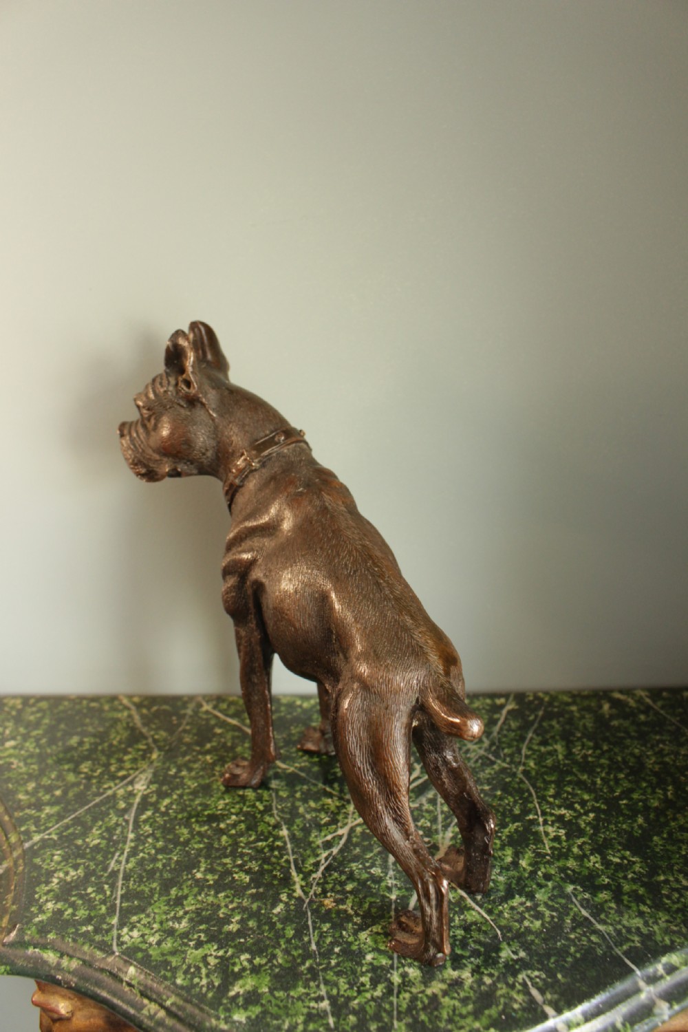 A Stunning Cast Bronze Of An Italian Mastiff C.1900 View IV