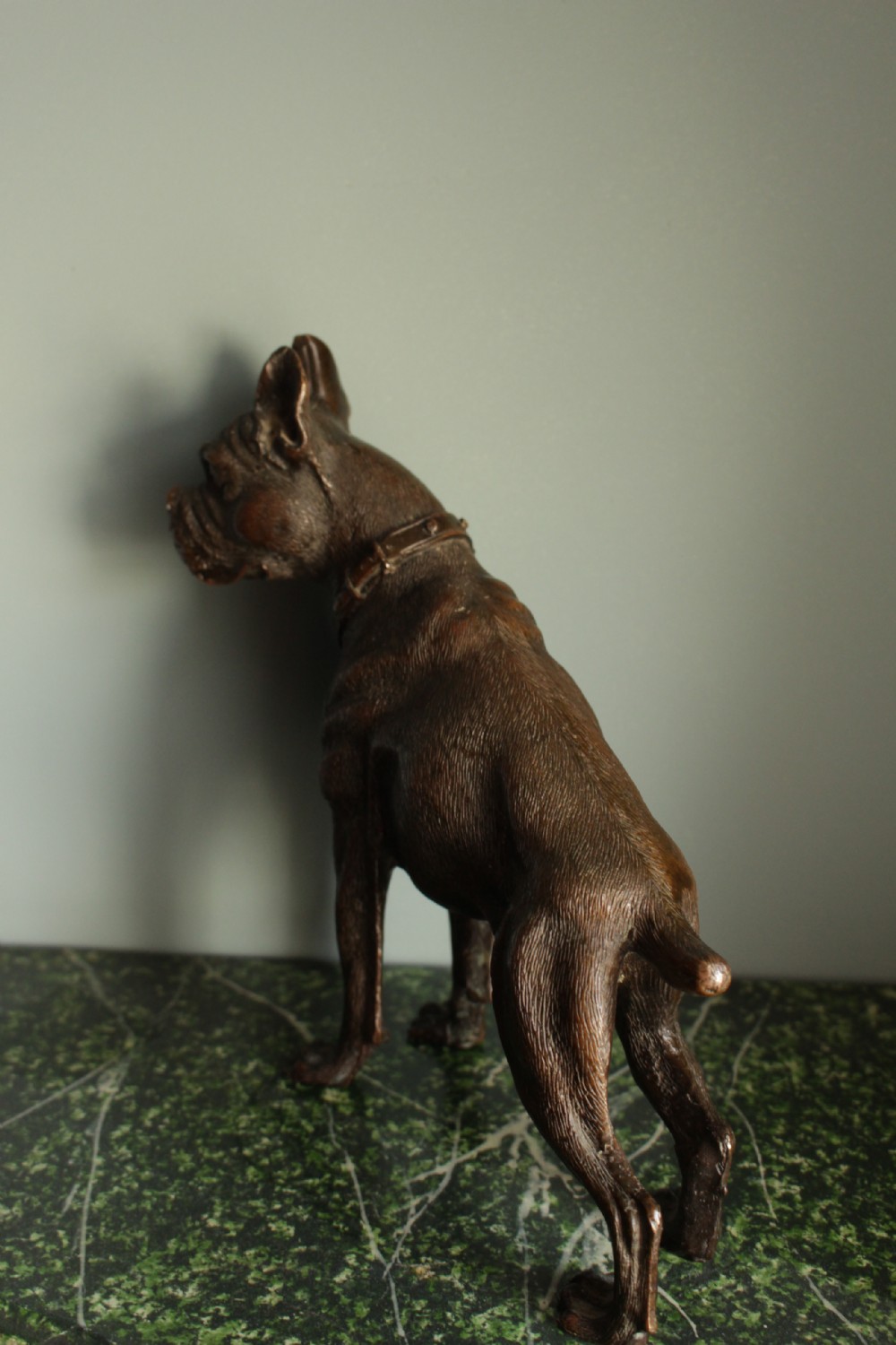 A Stunning Cast Bronze Of An Italian Mastiff C.1900 View VI