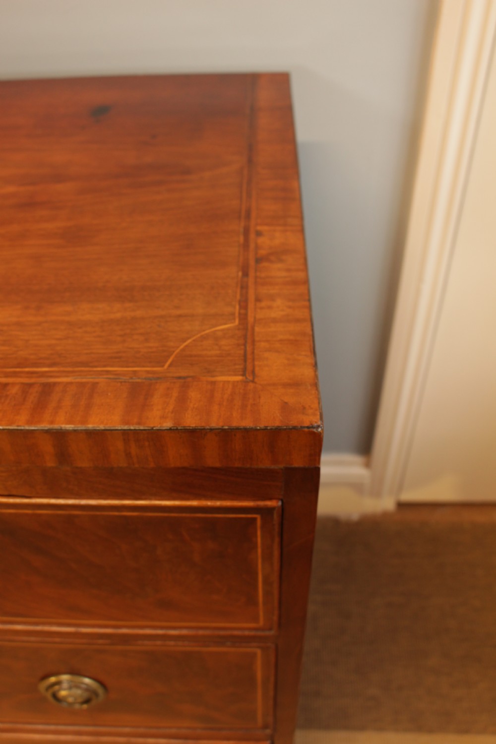 An Regency Flamed Mahogany Chest Of Drawers View VII