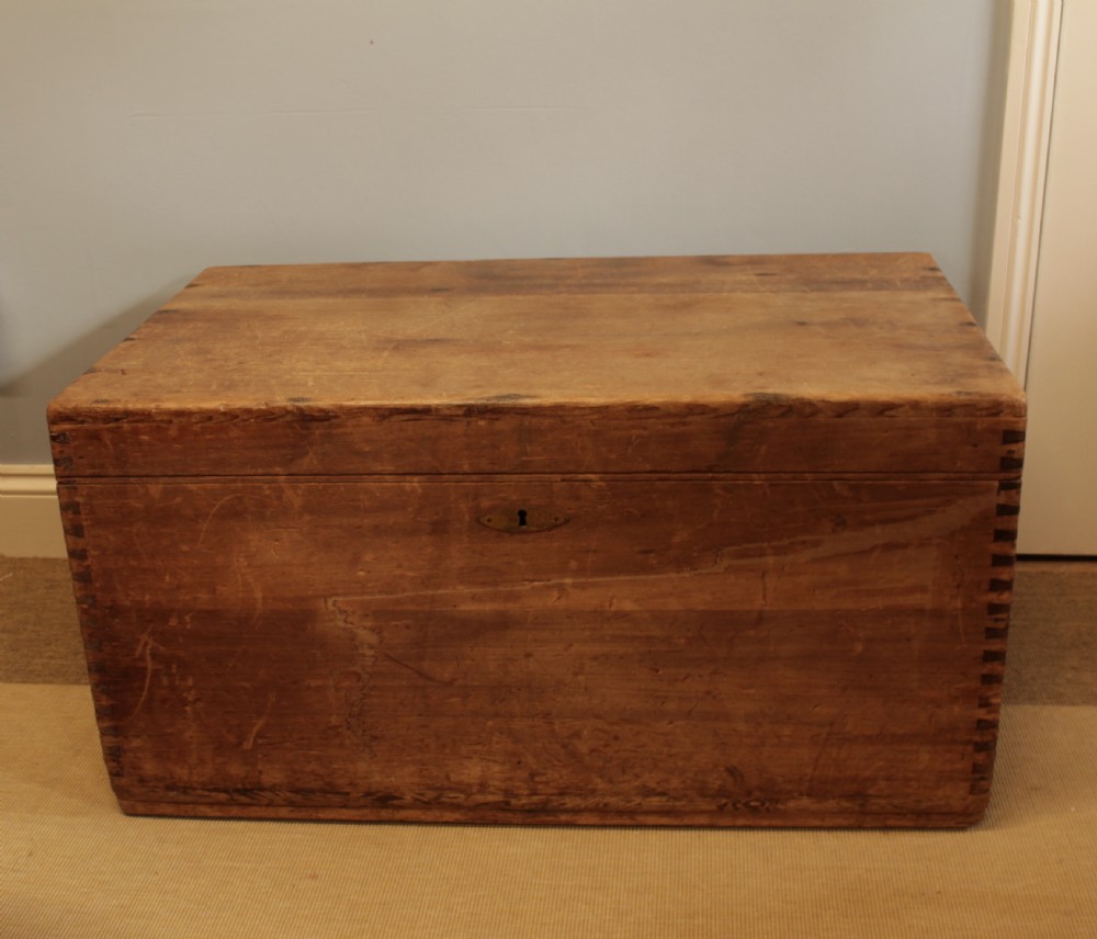 A 1920's Western Canadian Cedar Trunk