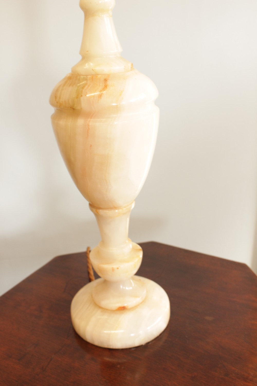 A Pair Of Italian 1930's Onyx Table Lamps  View III