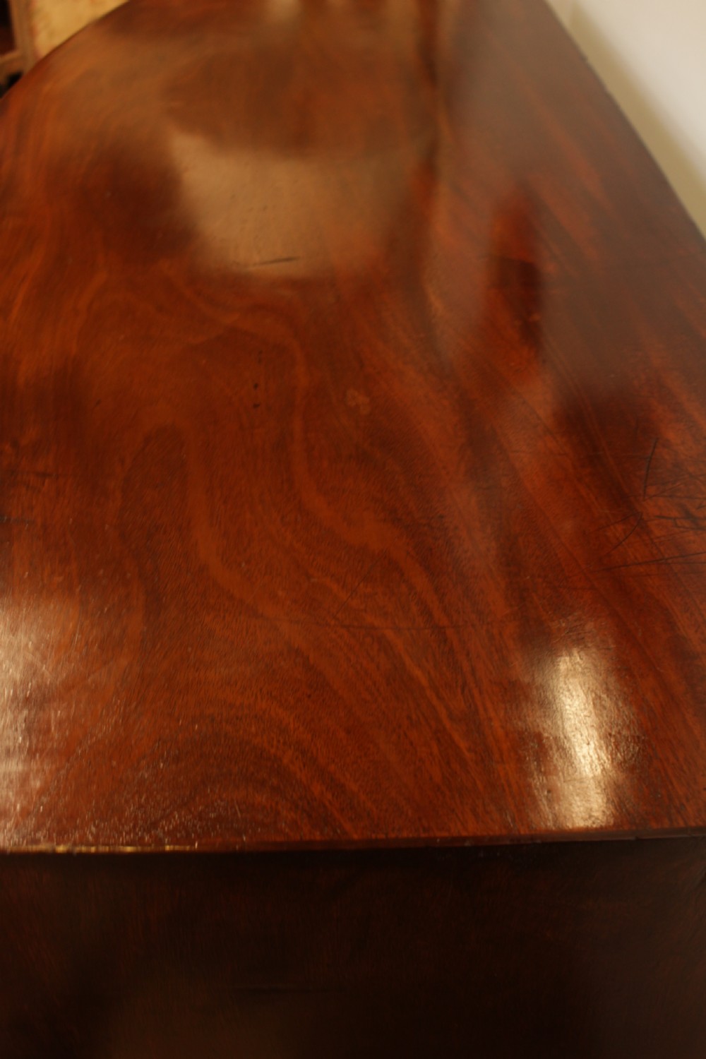 A Regency Mahogany Bow Front Chest of Drawers View II