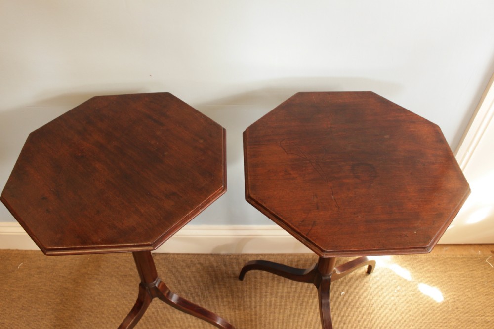 A Pair Of Georgian Mahogany Wine Tables View II