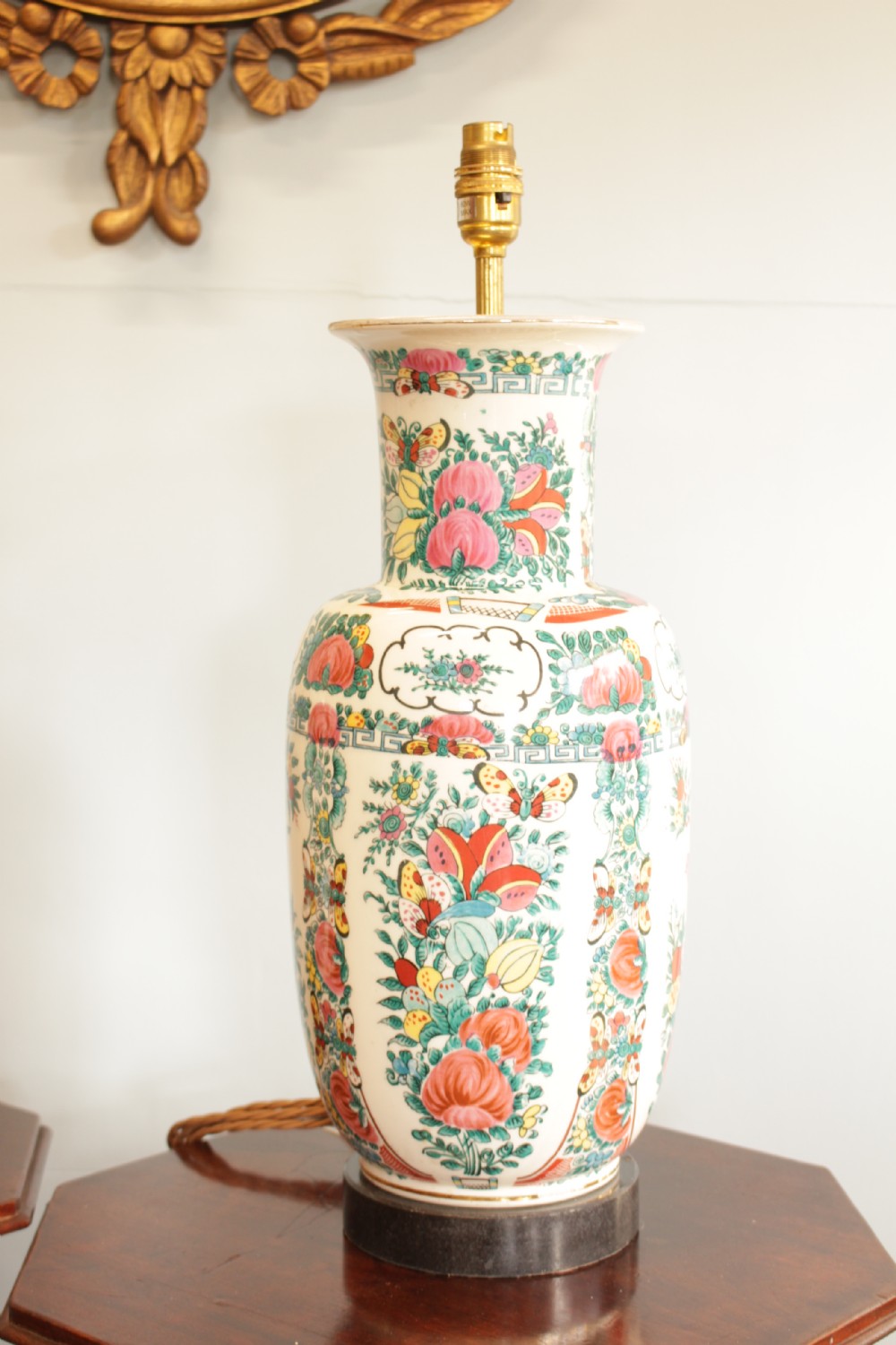 A Pair of Chinese Porcelain Table Lamps  View IV