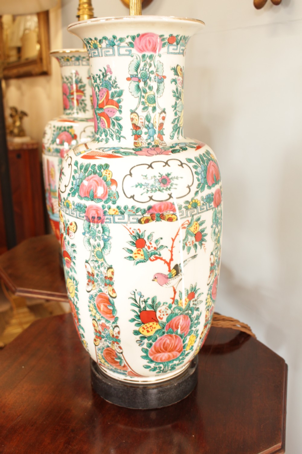A Pair of Chinese Porcelain Table Lamps  View V