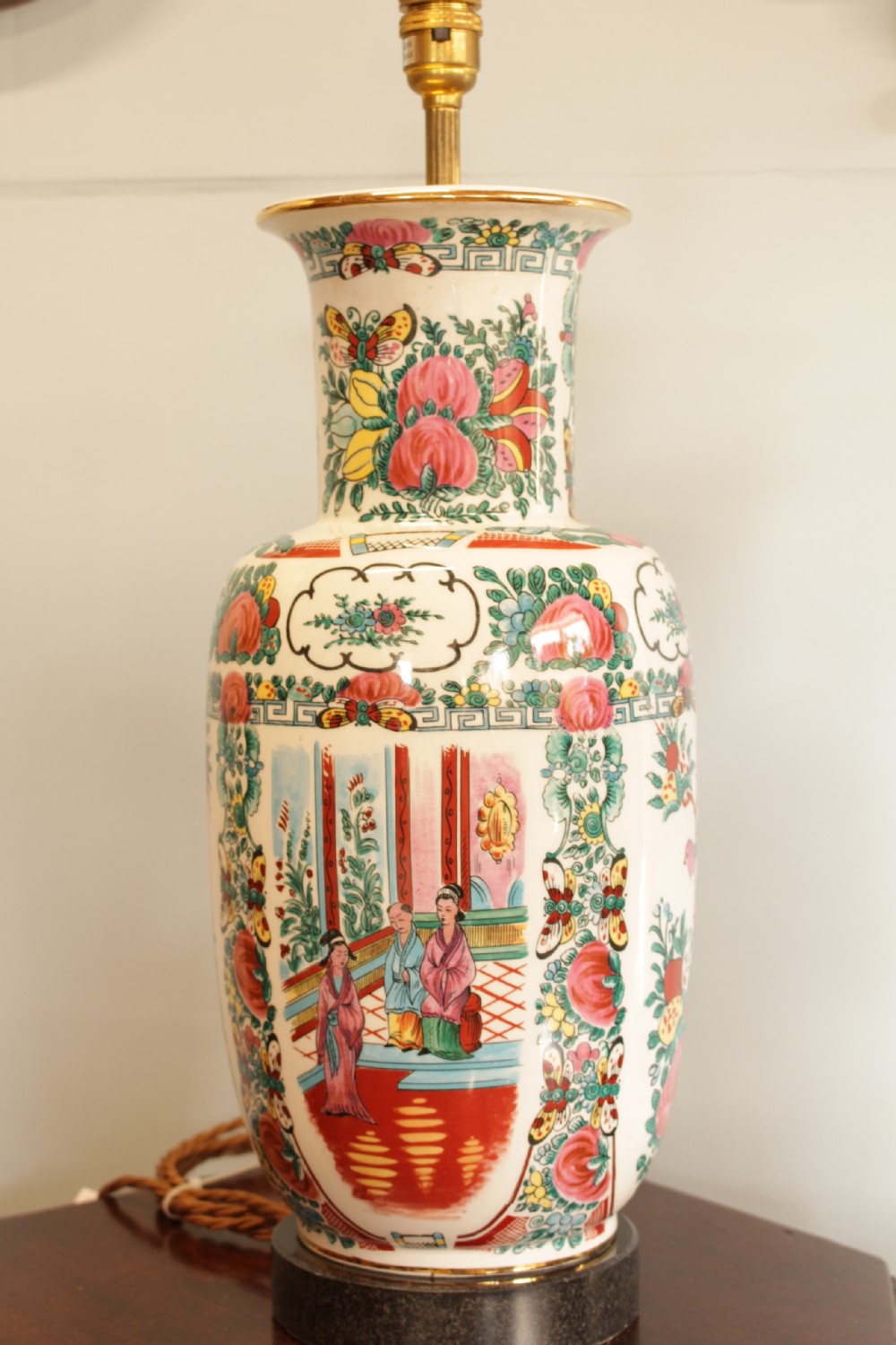 A Pair of Chinese Porcelain Table Lamps  View VI