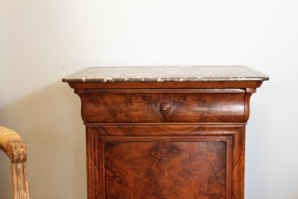A 19th C. French Walnut Bedside Cabinet  View III