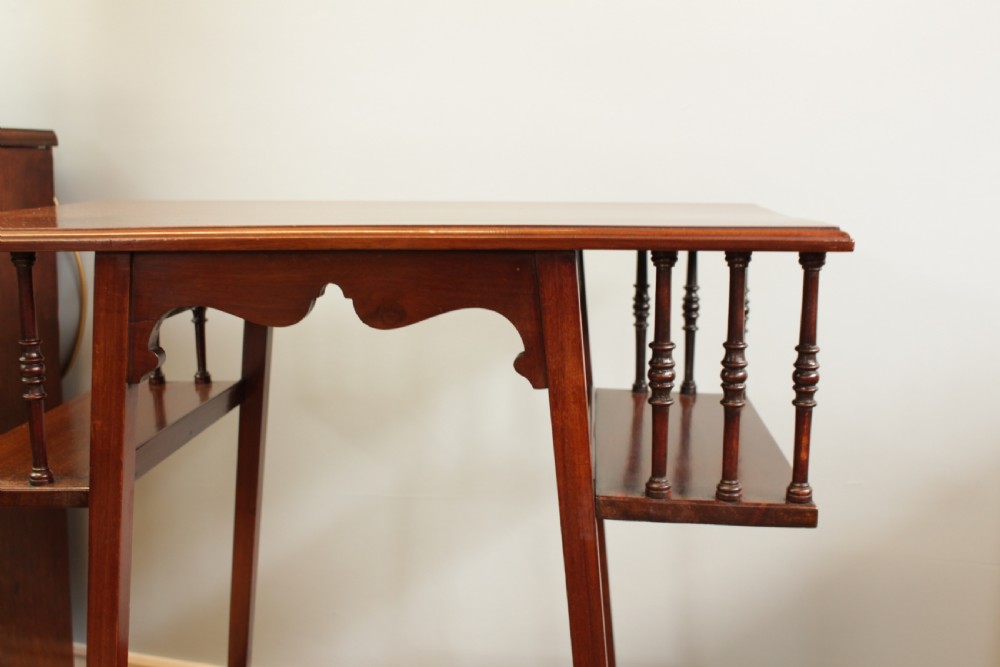 An Arts & Craft Mahogany Side Table  View III
