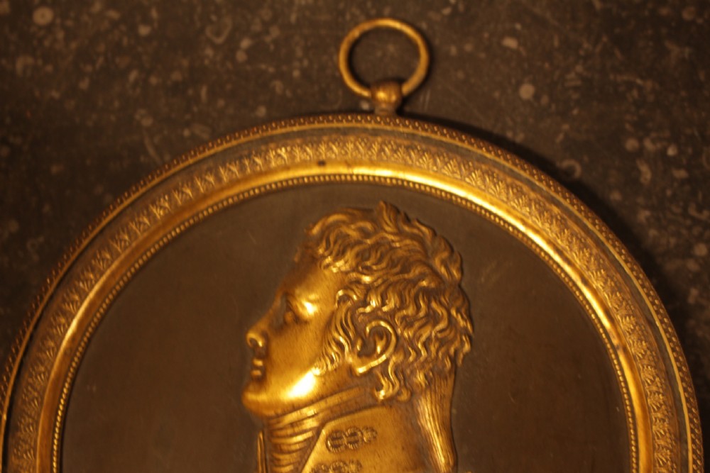 A Rare Gilt Bronze Portrait Of Kaiser Alexander View II