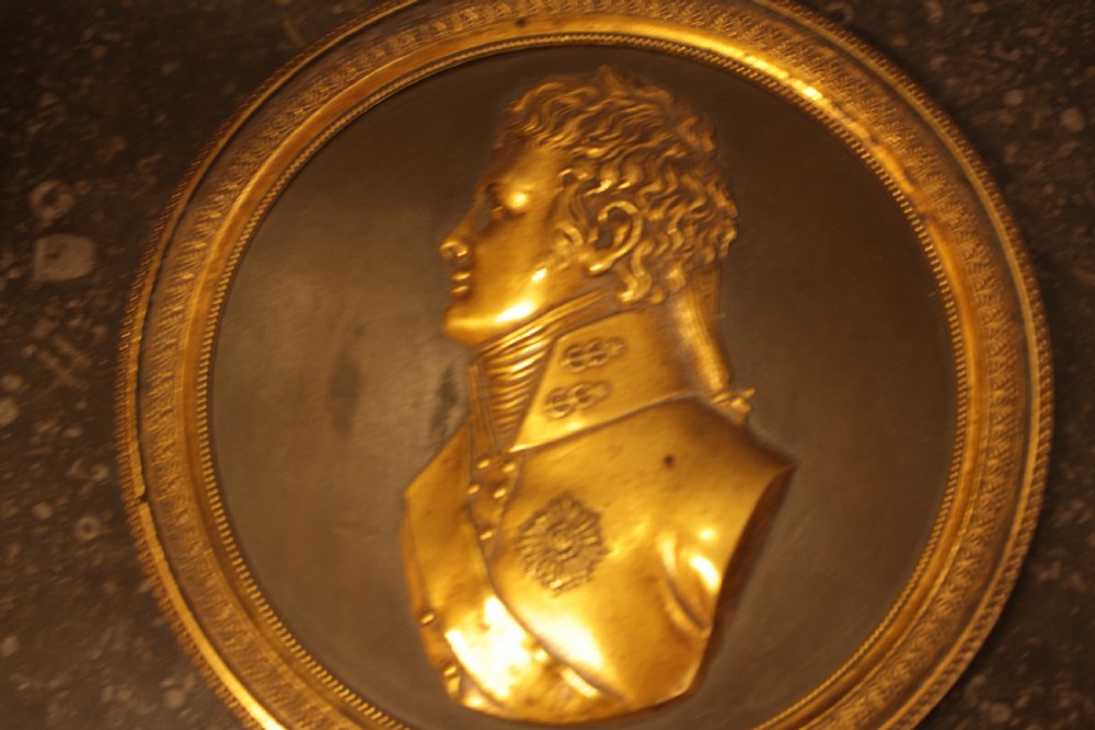 A Rare Gilt Bronze Portrait Of Kaiser Alexander View V