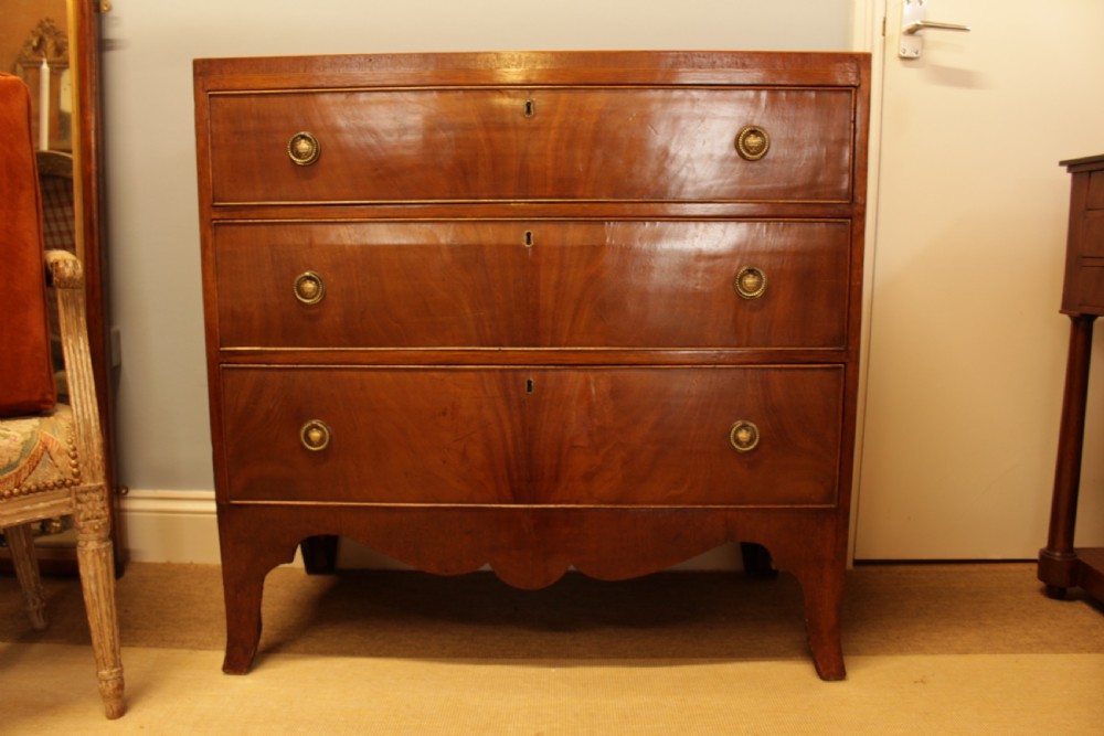 An 19th C. Mahogany Chest of Drawers