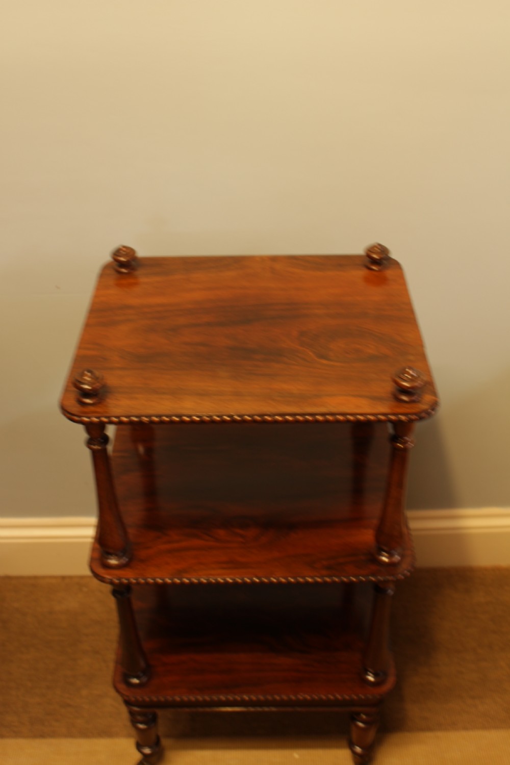 A 19th Century Rosewood Whatnot  View III