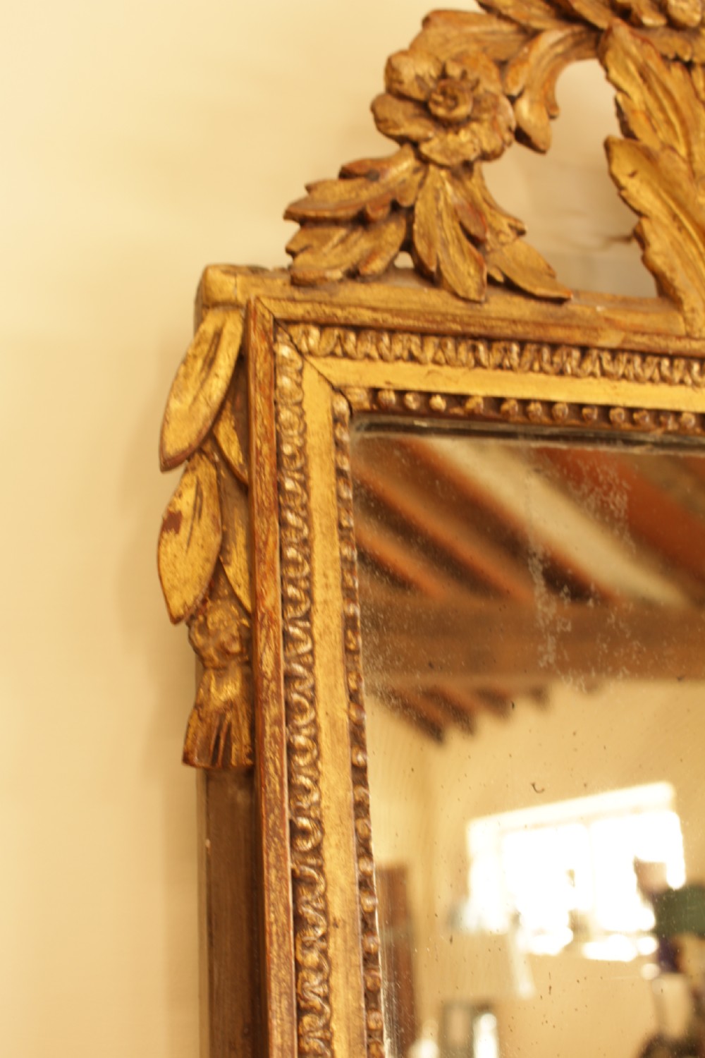 A 19th C. French Gilt Wood Mirror View IV