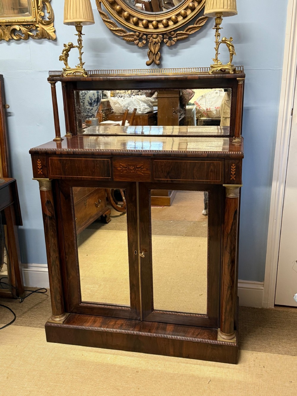 A Regency Rosewood Chiffonier 