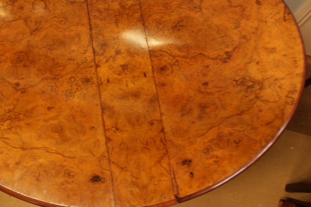 Burr Walnut Sutherland Table  View VIII