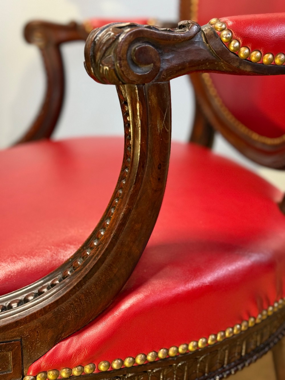 A Georgian Mahogany Library Chair  View VI
