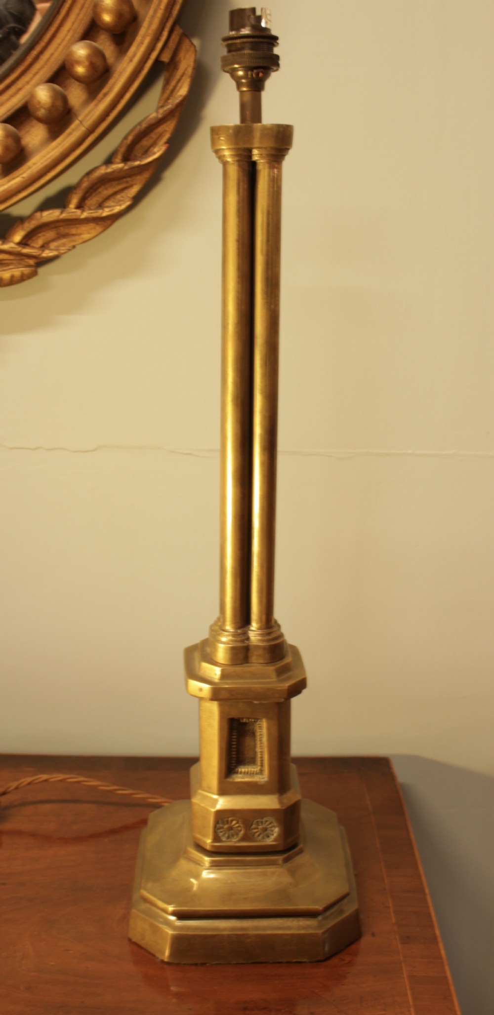 A Brass Table Lamp 