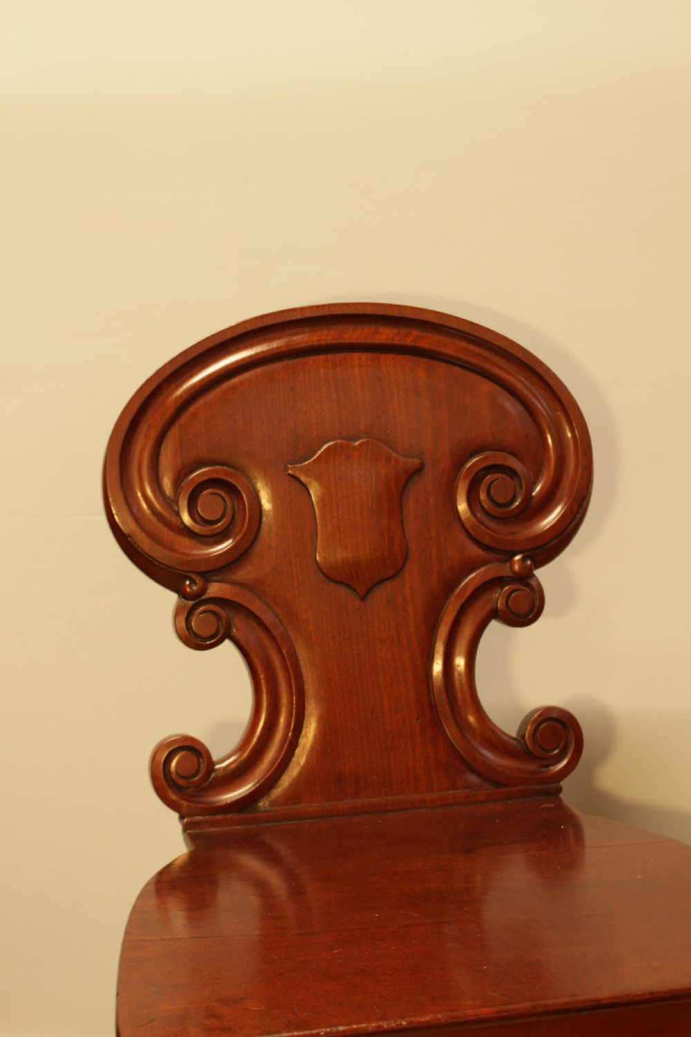 A 19th Century Mahogany Hall Chair  View III