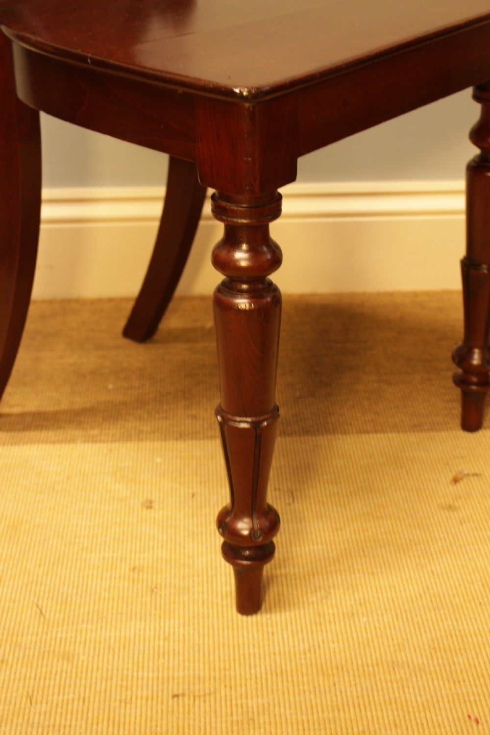 A 19th Century Mahogany Hall Chair  View V
