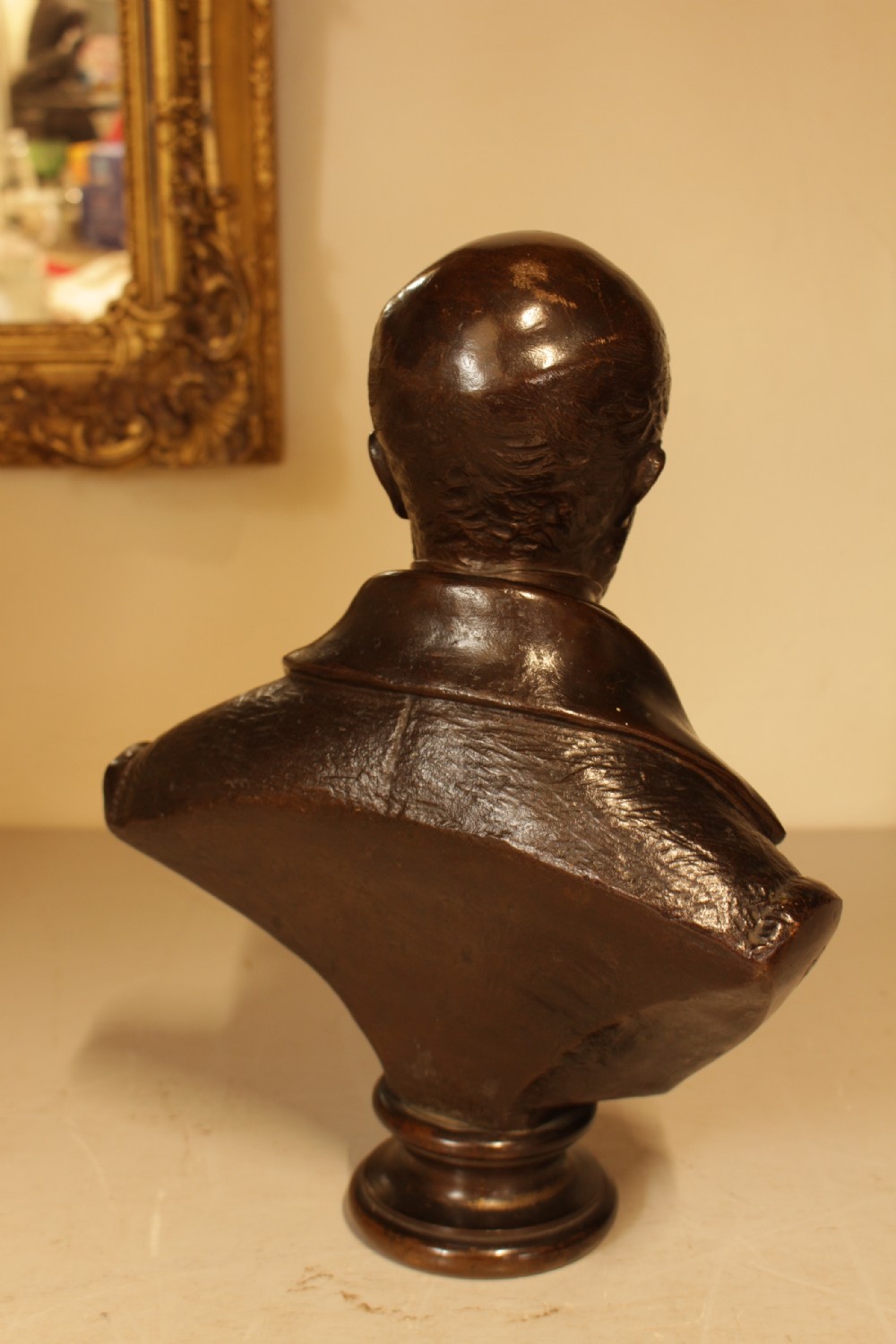 A French Bronze Portrait Bust Of A Gentelman Dated 1865   View IV