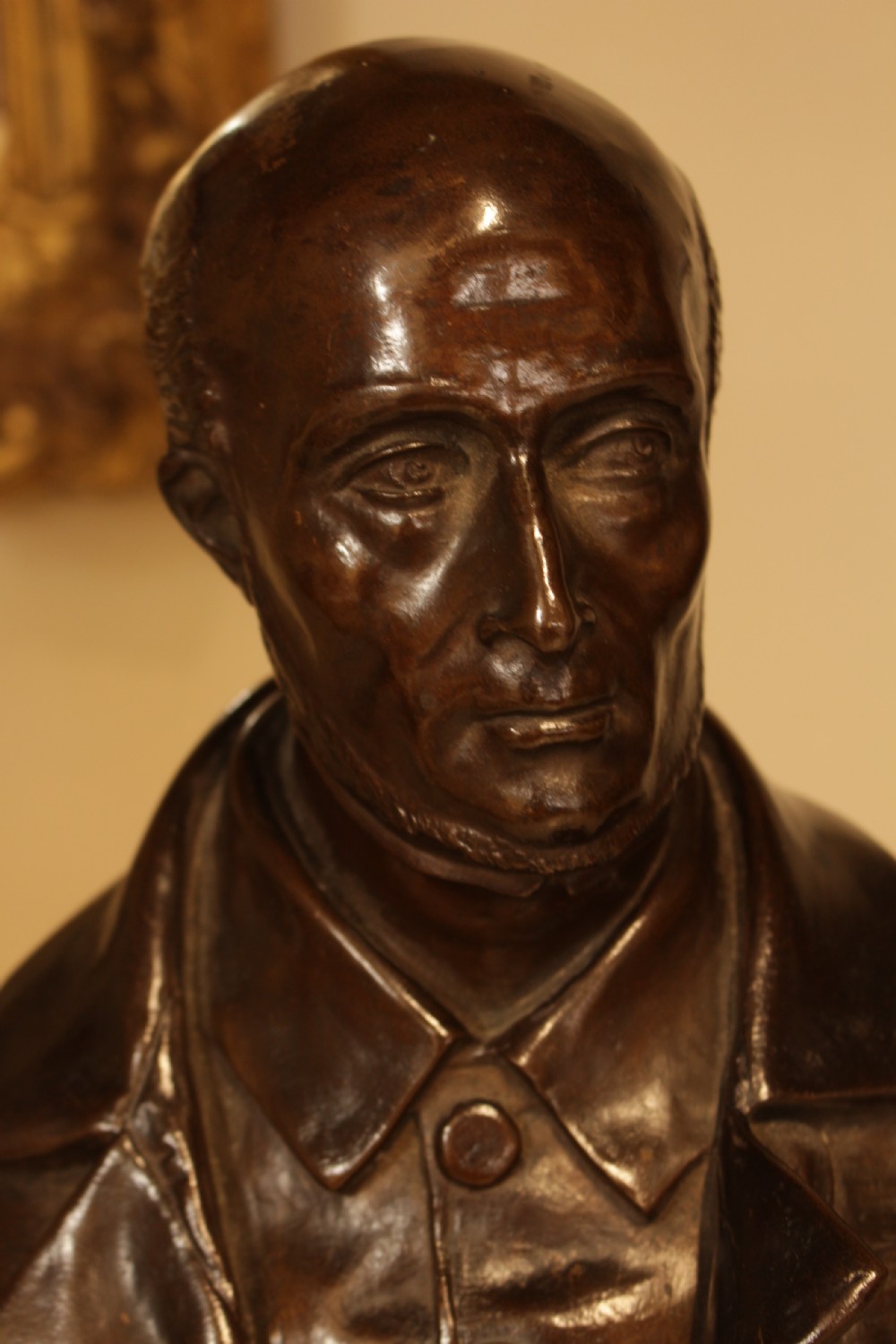 A French Bronze Portrait Bust Of A Gentelman Dated 1865   View VI