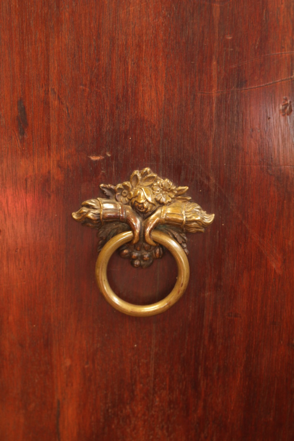 A Georgian Mahogany Waterfall Bookcase  View VII