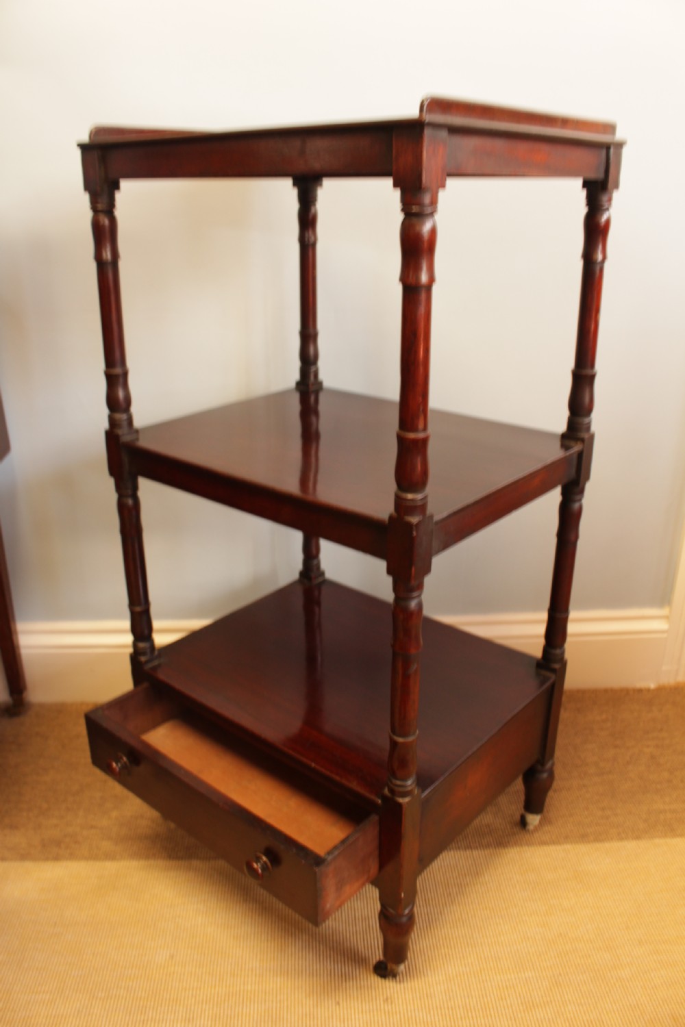 Georgian Mahogany Whatnot View III
